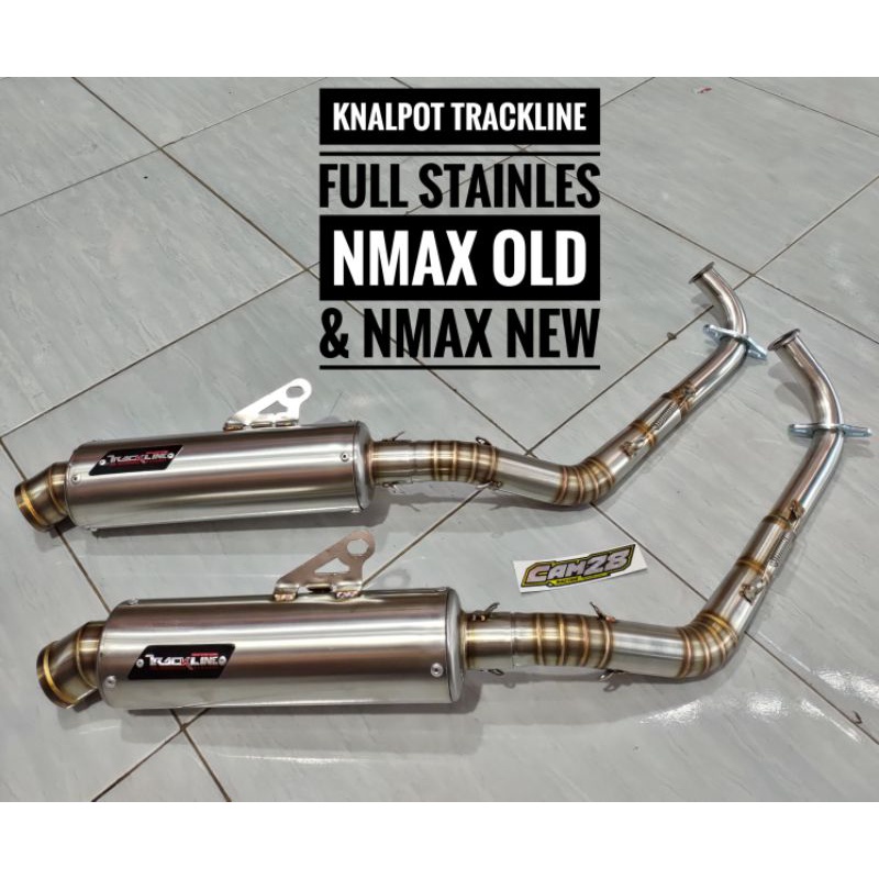 Knalpot racing yamaha nmax old nmax new stainles trackline model wrx