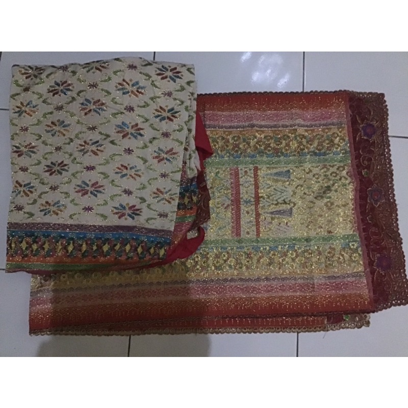 kain songket tenun asli palembang