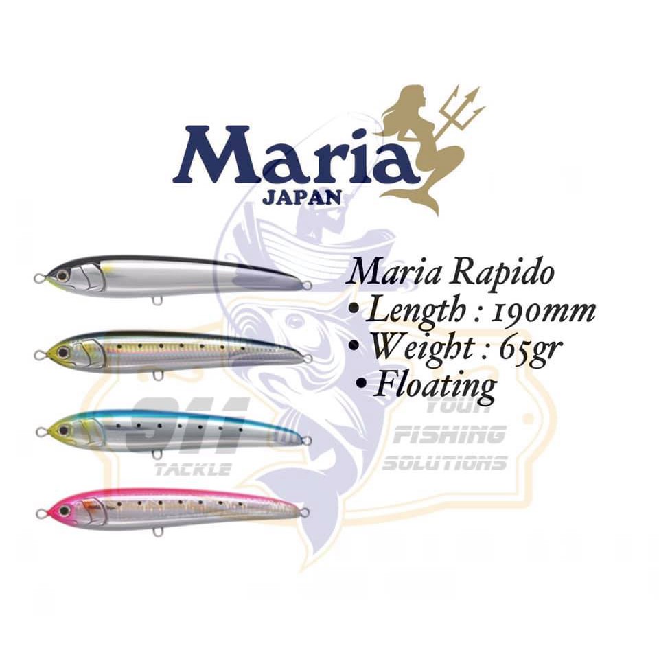 LURE POPPER SWIMBAIT MARIA RAPIDO