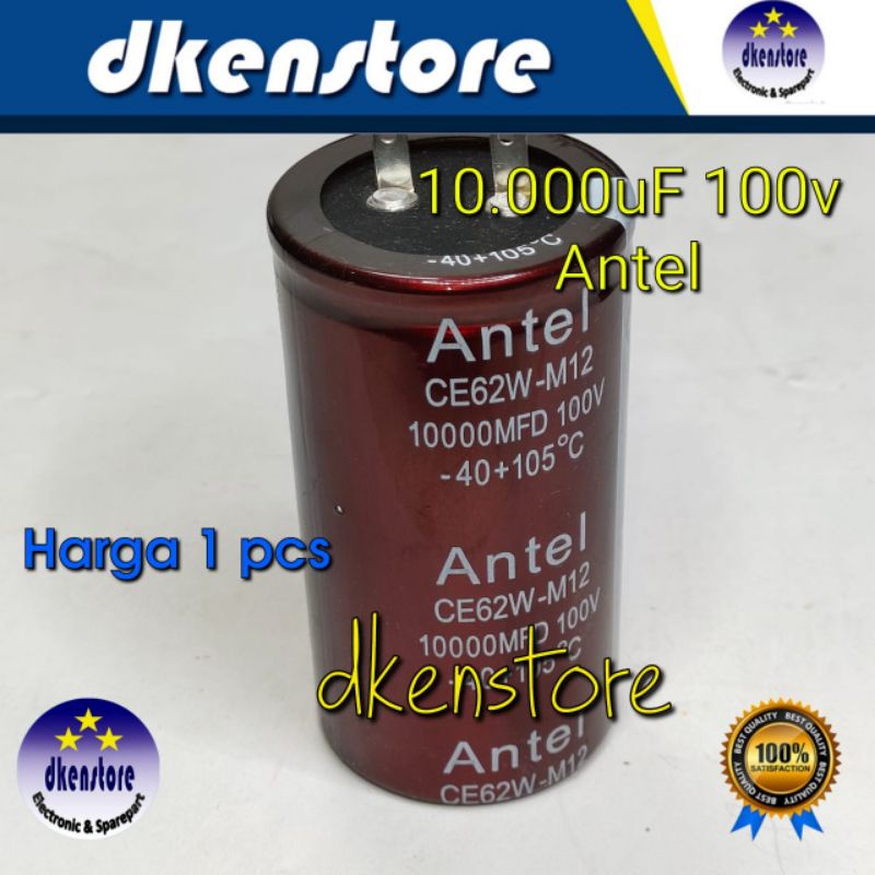 Elko 10000 uf 100v Antel kapasitor 10.000uf 100 volt