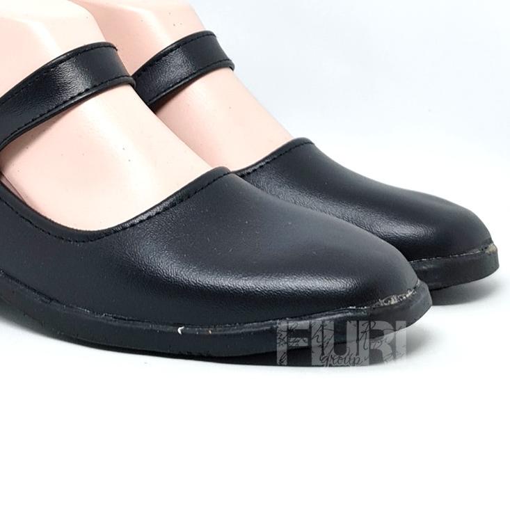 ◊ FIURI - Sepatu Pantofel Wanita Tali Hitam - Sepatu Pantofel Sekolah Wanita ♀