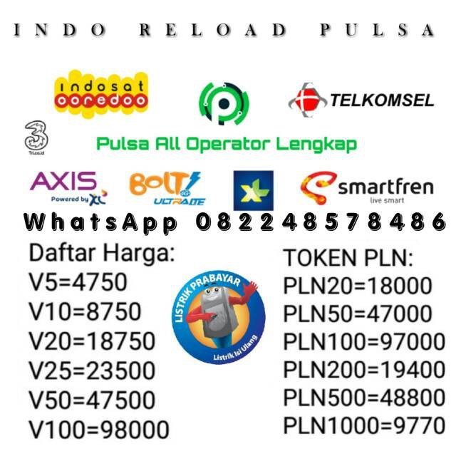 Agen Pulsa All Operator Shopee Indonesia