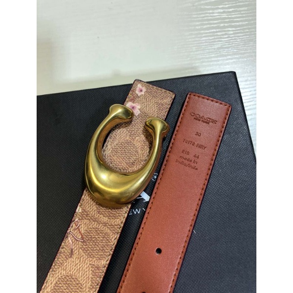 coach belt original ikat pinggang wanita sabuk asli coach