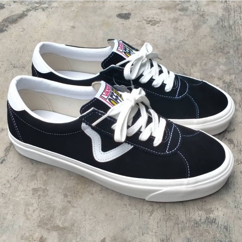 VANS STYLE 73 DX ANAHEIM FACTORY BLACK WHITE ORIGINAL RESMI