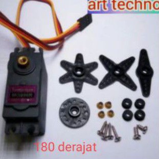 SERVO 180 DERAJAT TOWER PRO MG996 high torsi MG996R Level mg995 Arduino uno Mega nano