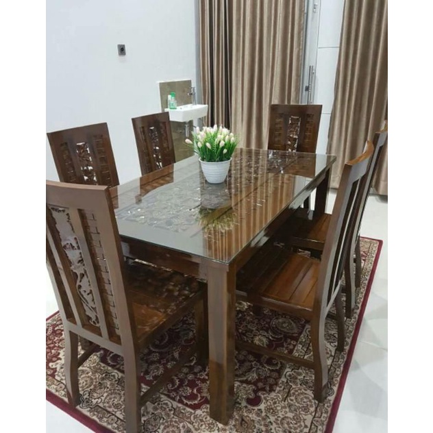 Meja makan jati harga promo