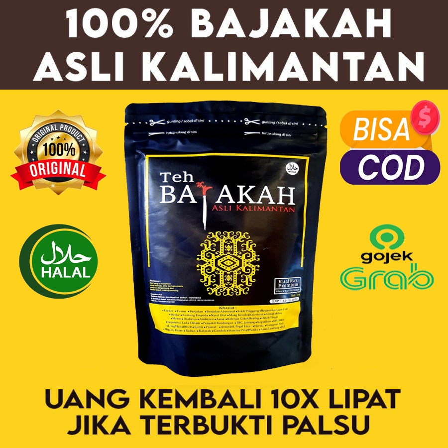 TEH BAJAKAH Asli Kalimantan Kualitas Super Ori Original 100%  Obat Kanker Tumor Maag Stroke Diabetes