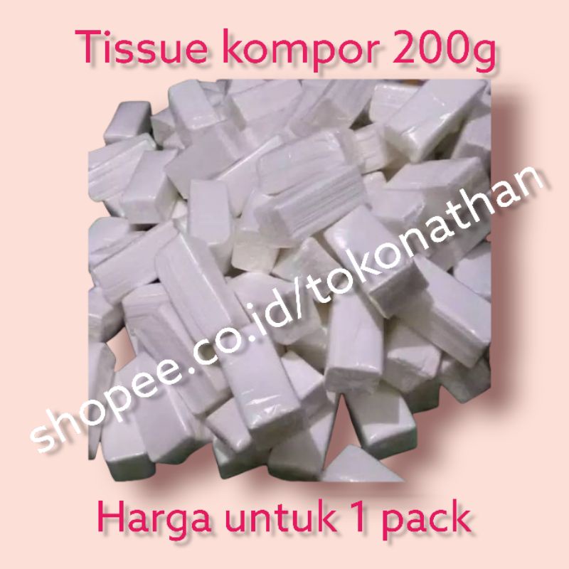 200 gram TISSUE KOMPOR SERBAGUNA Tisu kompor