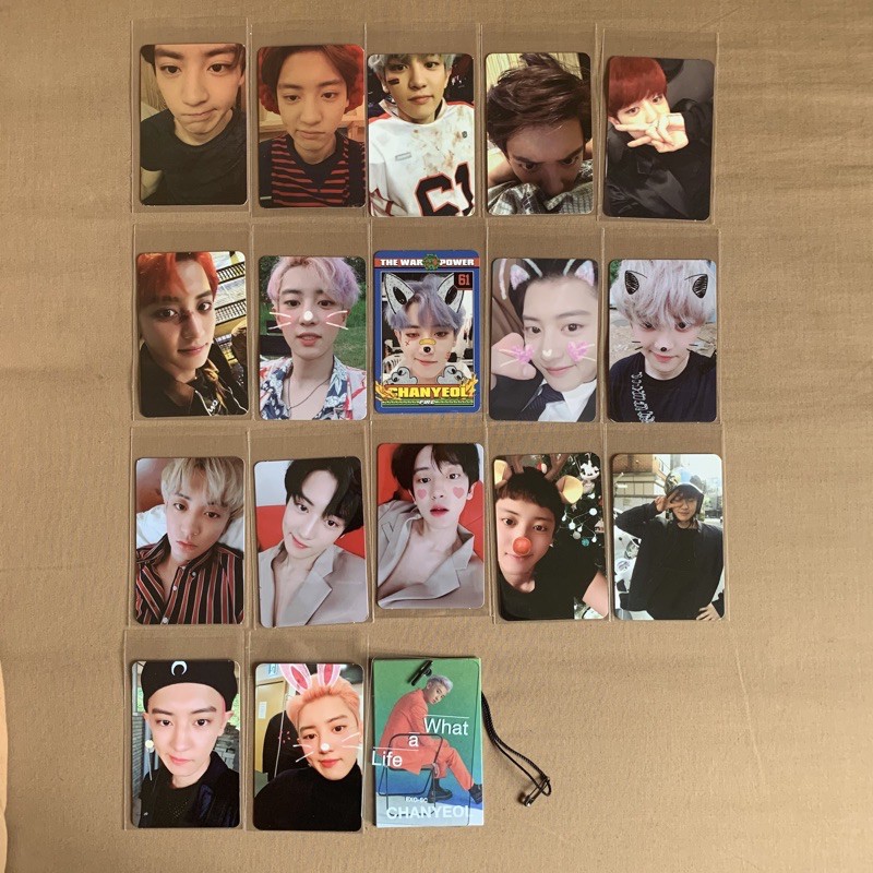 PC PHOTOCARD CHANYEOL EXO Official