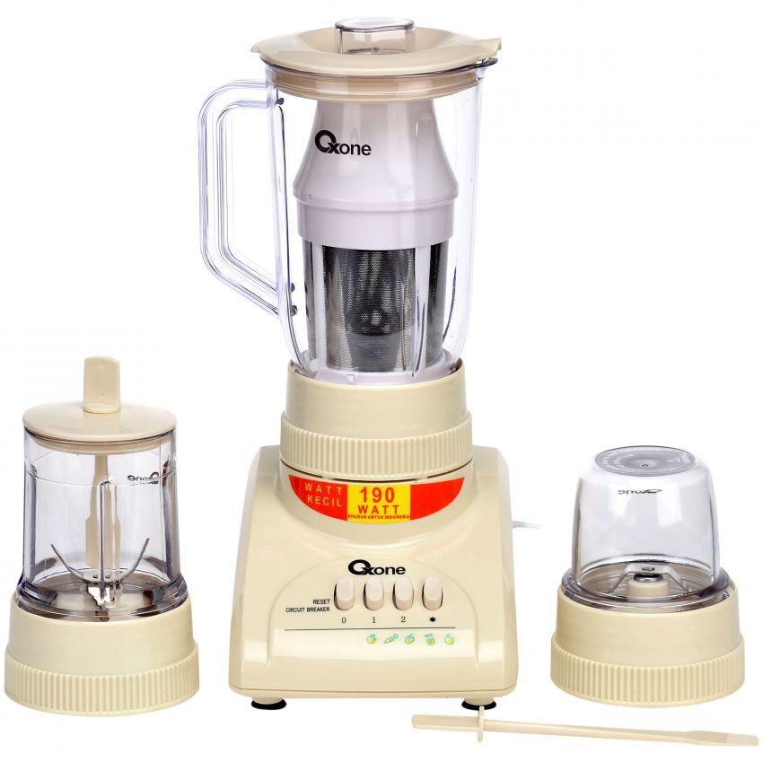 Oxone OX-863 3 in 1 Blender Plastik 1L -190W