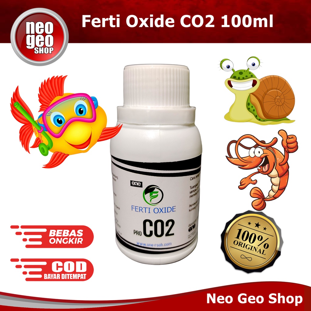 FERTI OXIDE PRO CO2 100 ML 100ML Pupuk Cair Tanaman Aquascape Aquarium