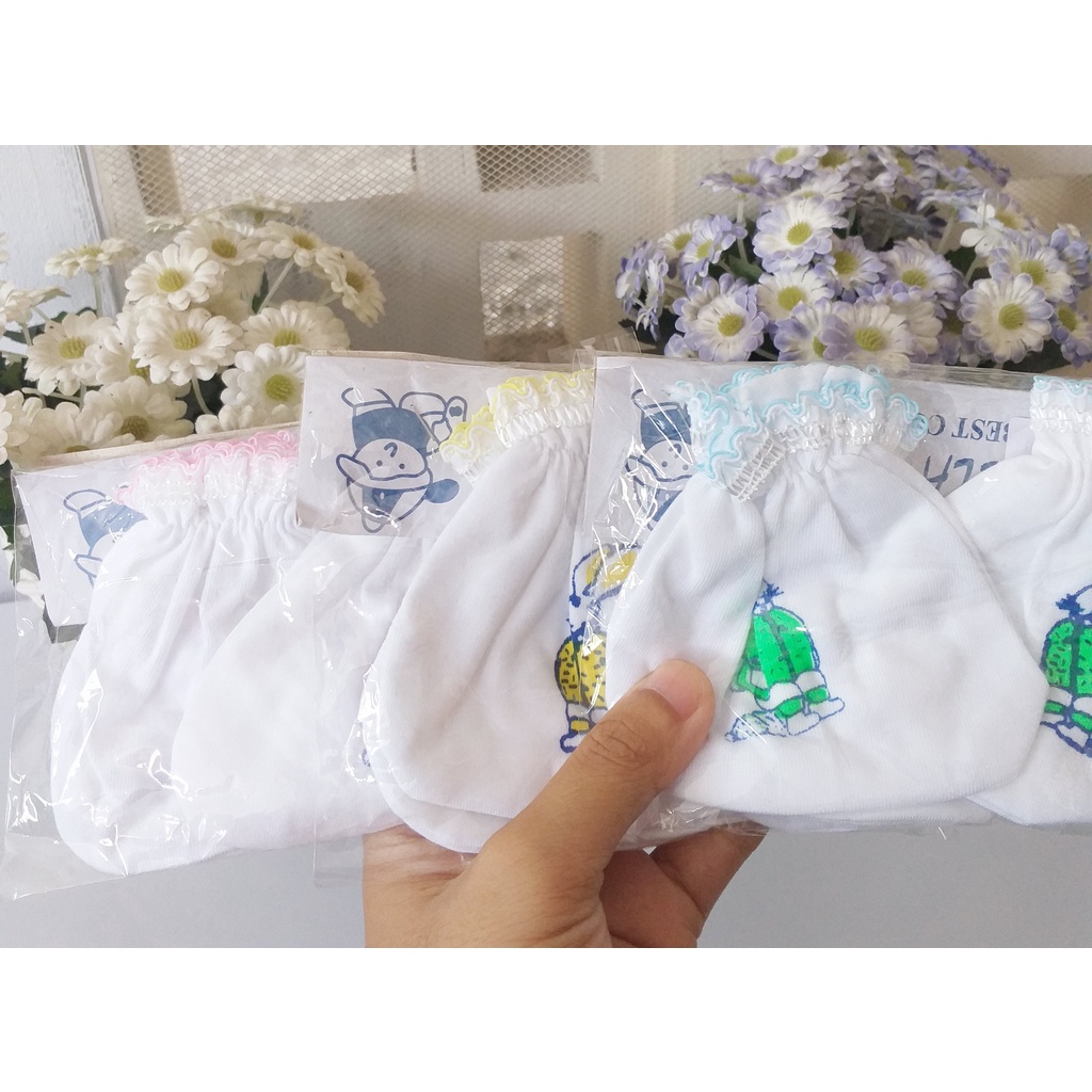 Sarung Tangan Bayi Set Murah Tangan dan Kaki