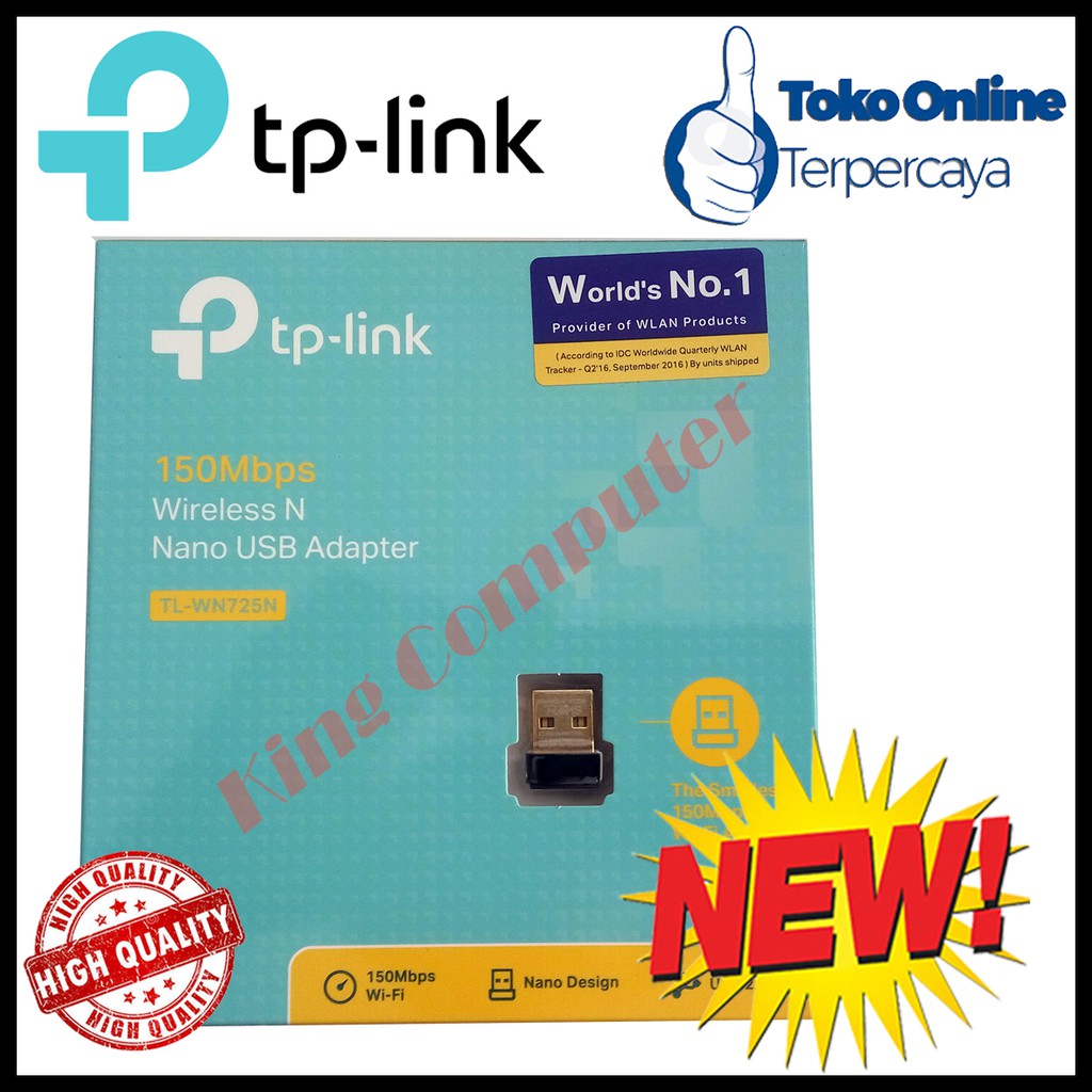 TP Link TP-Link TL-WN725N Nano USB Wireless Network Adapter 150Mbps