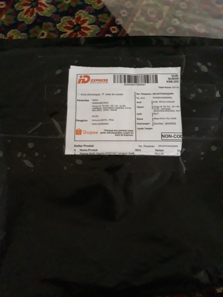 Batik Wanita Asj Sa Hrb026 Kenongo Kemeja Tosca Pendek