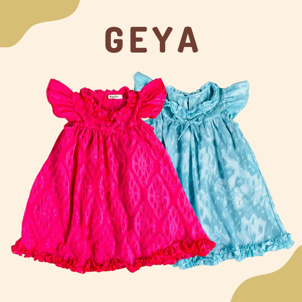 2-5TH DRESS ANAK PEREMPUAN GEYA GAUN PESTA ANAK PEREMPUAN Versi 2