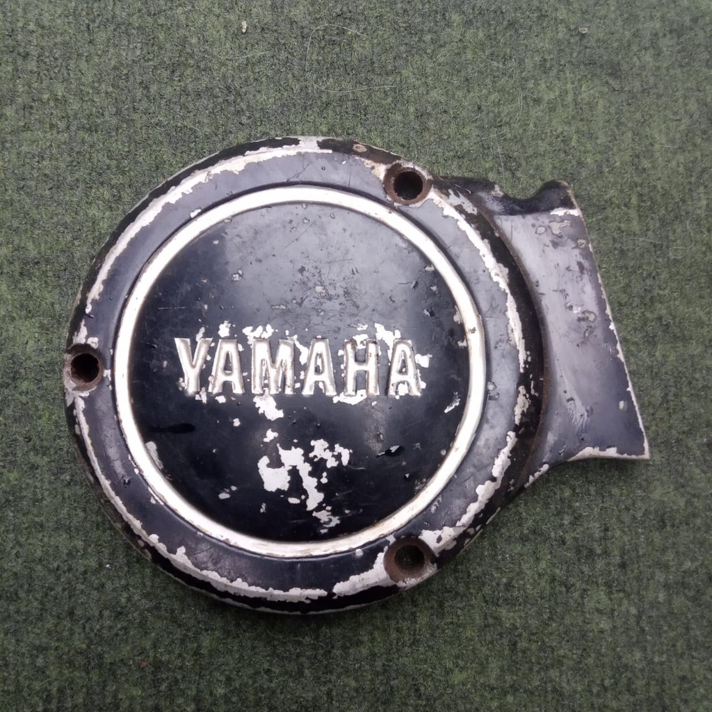 Cover tutup penutup blok mesin Yamaha Rx king copotan motor hitam original
