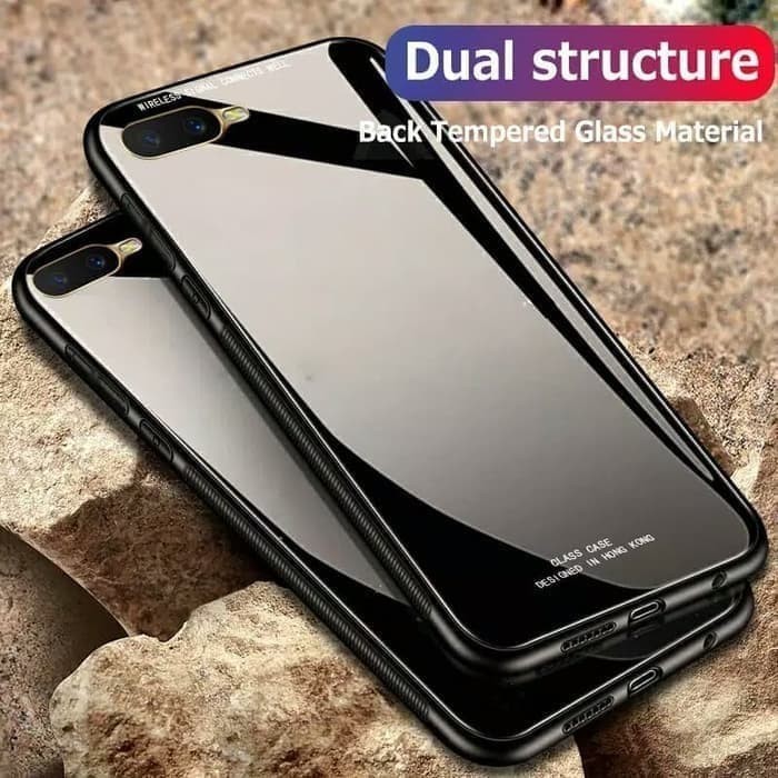 OPPO TREALME C2/A1K GLASS CASE HARD CASE PREMIUM