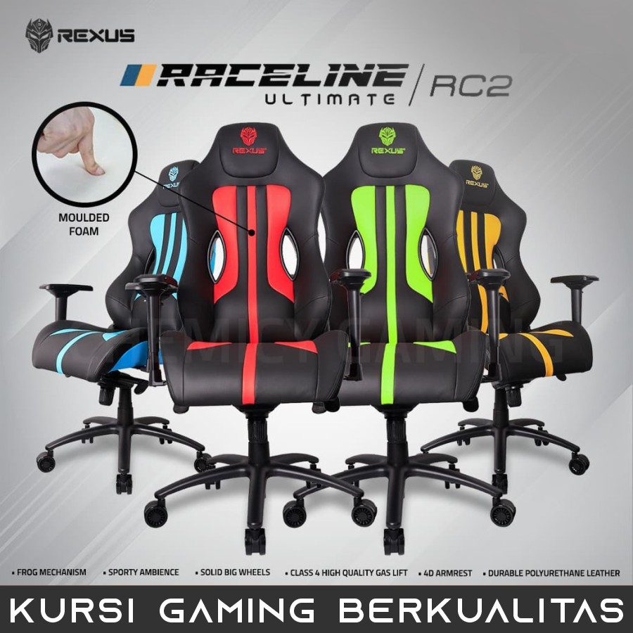 KURSI GAMING CHAIR BANGKU GAMING KURSI GAMERS MURAH KOMPUTER A23