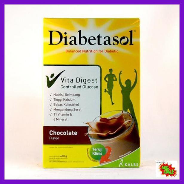 

SETEBAID- DIABETASOL VANILA/COKLAT/ CAPPUCINO 630 GR 2021 -ASLIII.