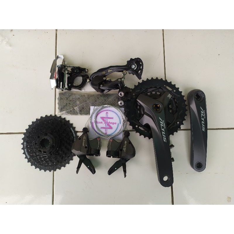 Groupset Grupset ALTUS M2000 9 Speed | Shopee Indones   ia