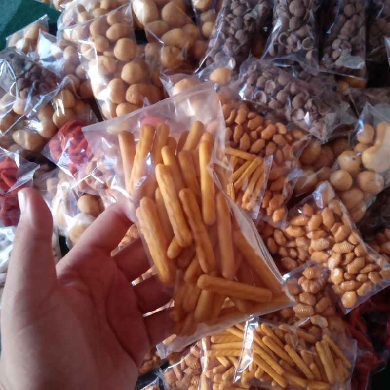 

Camilan murah (makaroni)