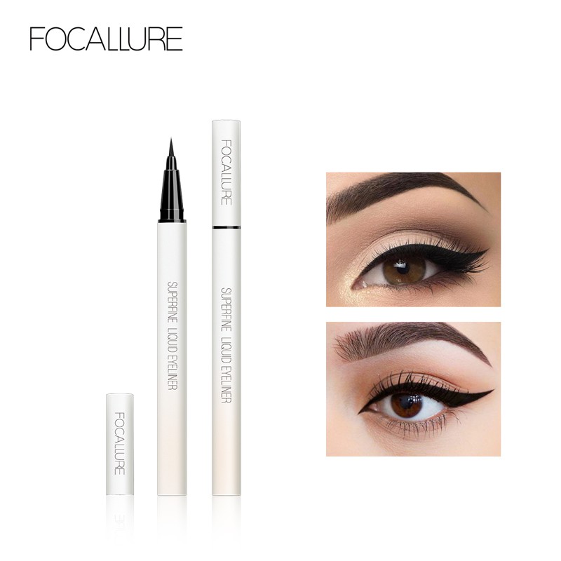 FOCALLURE Liquid eyeliner black superfine eye liner easy to use FA91 ...