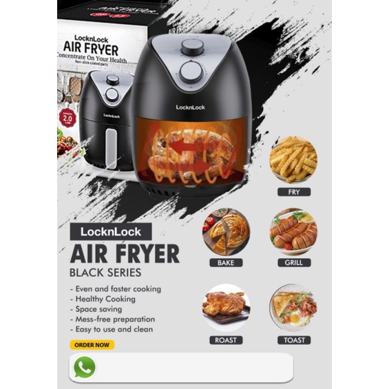 LocknLock Air Fryer Black Series