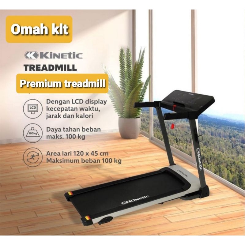 kinetic tredmill treadmill motorized import 12p