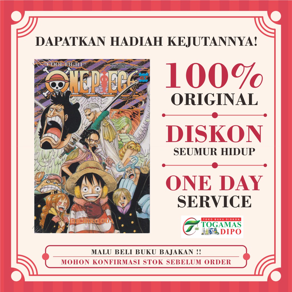 One Piece 67 Eiichiro Oda Shopee Indonesia