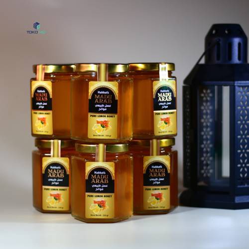 

Madu arab pure lemon Madu mawalih paket 6 pcs 250 gr
