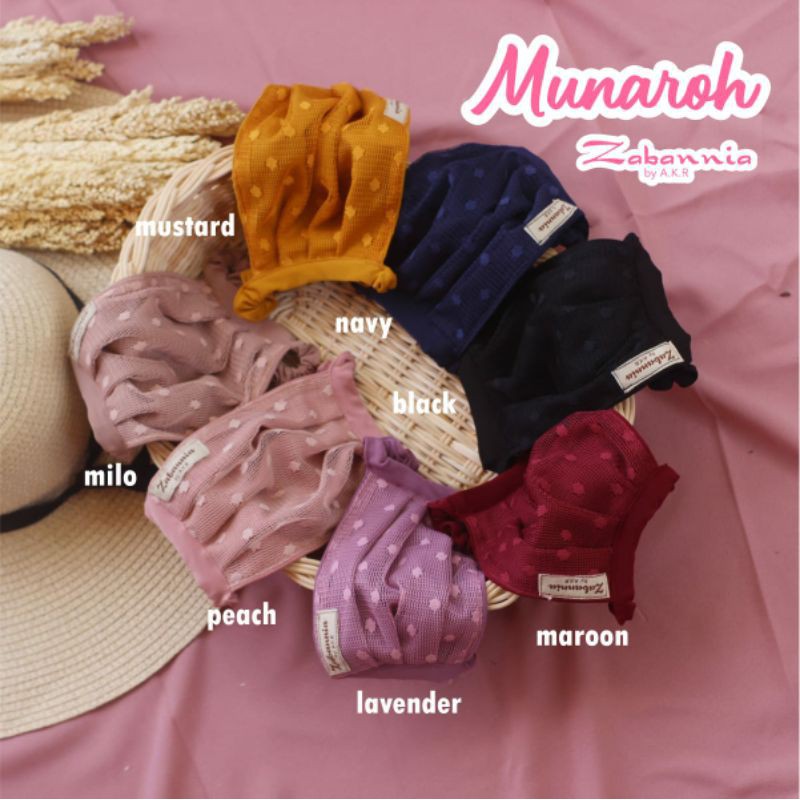 Masker Munaroh by Zabannia - Masker Hijab