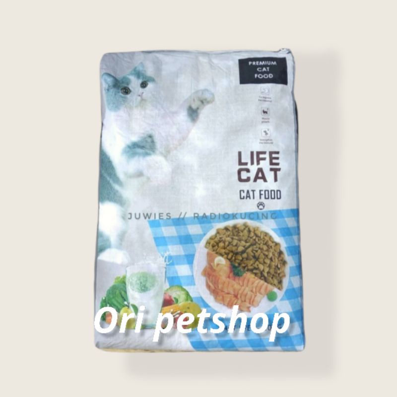 grab gojek - Life cat Dry Food 10 kg makanan kucing life cat