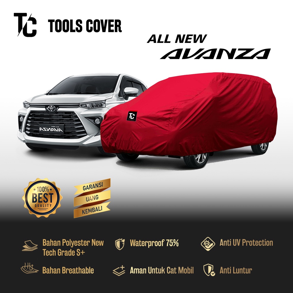 Body Cover Sarung Mobil All New Avanza 2022 2023 Outdoor Indoor Waterproof Tools Cover
