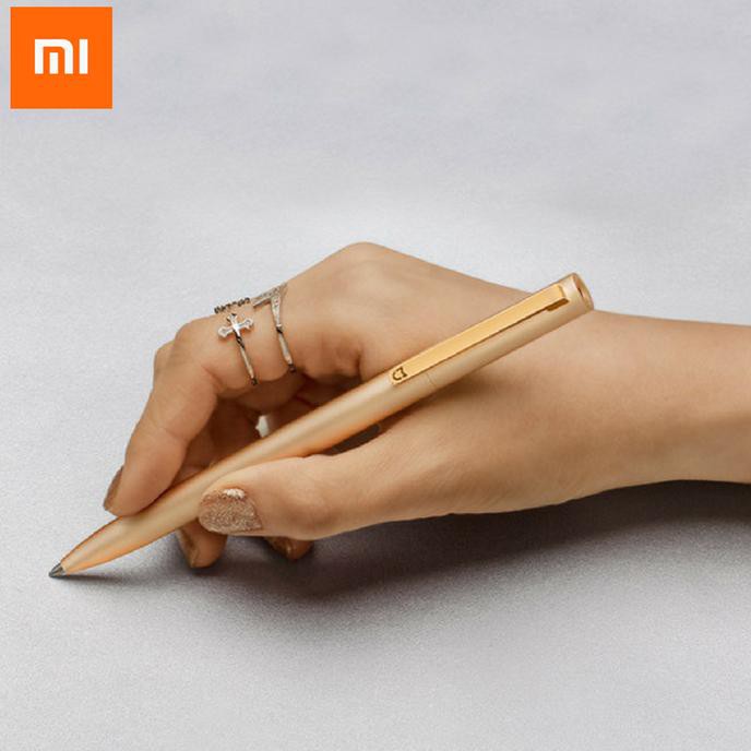 

Xiaomi Mi Jia Metal Signature Pen Pulpen - 100% Original - Emas NEW