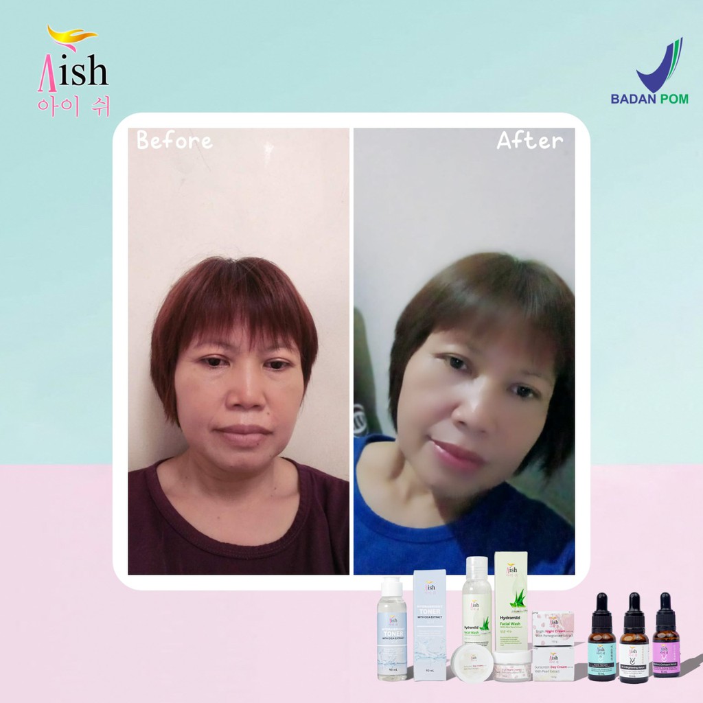 Cream Aish Korean Beauty Day Cream & Night Cream Original 27g - Krim Aish Siang dan Malam