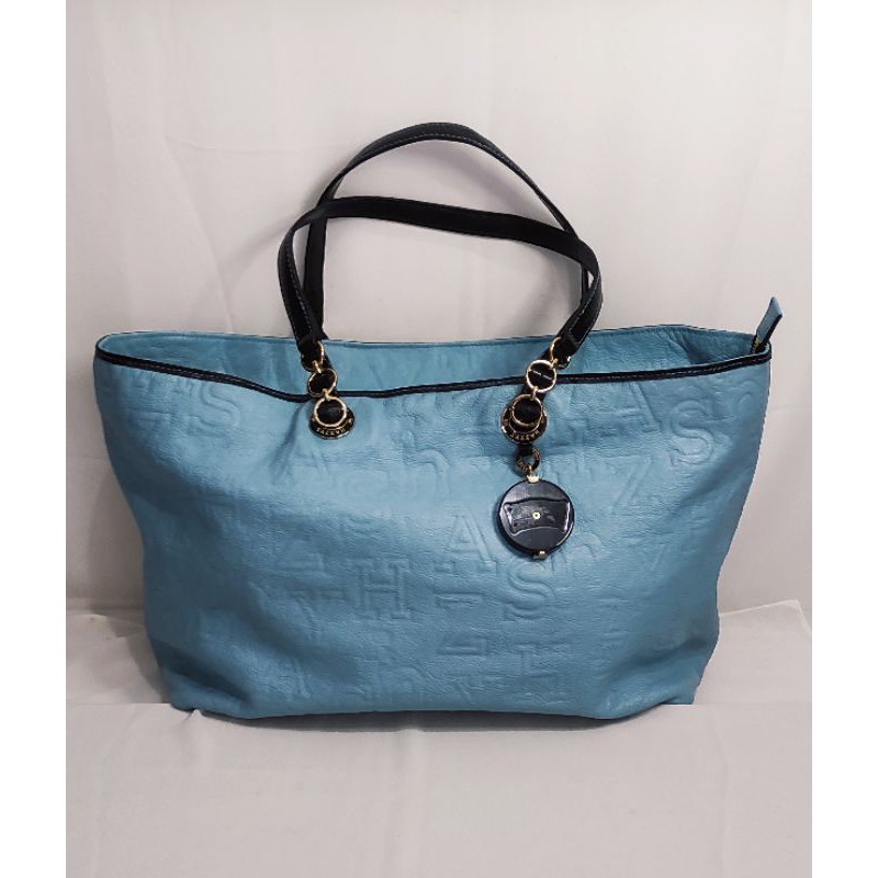 Preloved tote bag Hazzys kulit asli mantul