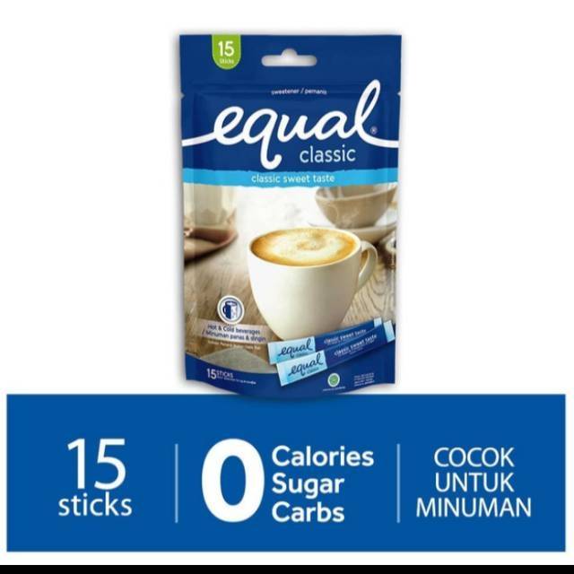

Equal Zero Classic Sweetener 15 s