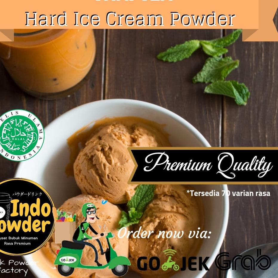 

DISKON BRANDS FESTIVAL Bubuk Ice Cream rasa Thai Tea 1Kg - Bubuk es Krim rasa Thai Tea 1Kg !