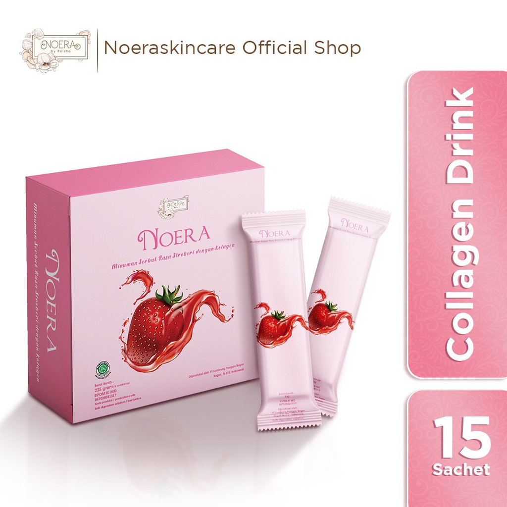 Noera Collagen Drink - Suplemen Pemutih Kulit Noerabeautycare Noera Drink Me Collagen BPOM