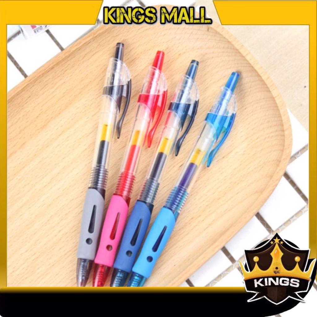 

S5273 Pulpen Gel 0.5 mm / Pena / Pulpen Pencet / Pulpen Mekanik Pencet