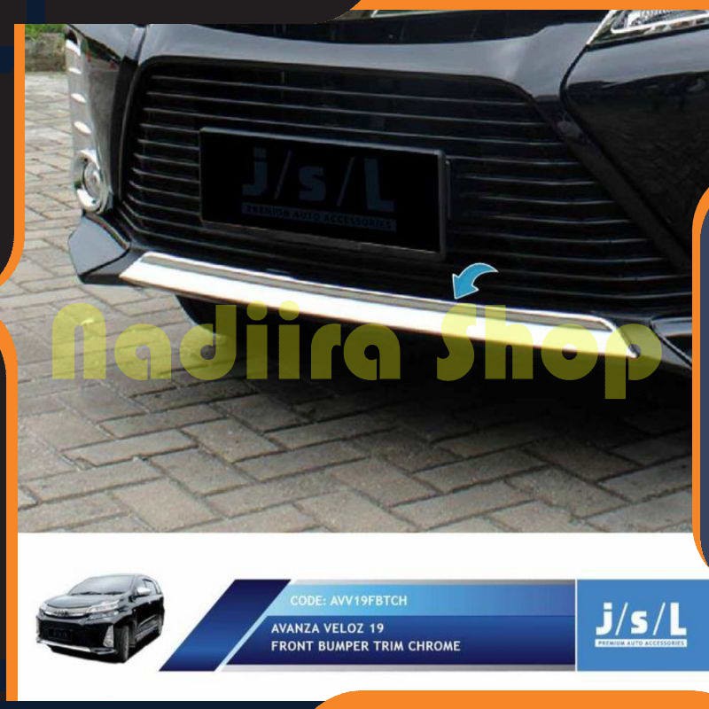 List Bumper Depan Avanza Veloz 2019 Chrome JSL …