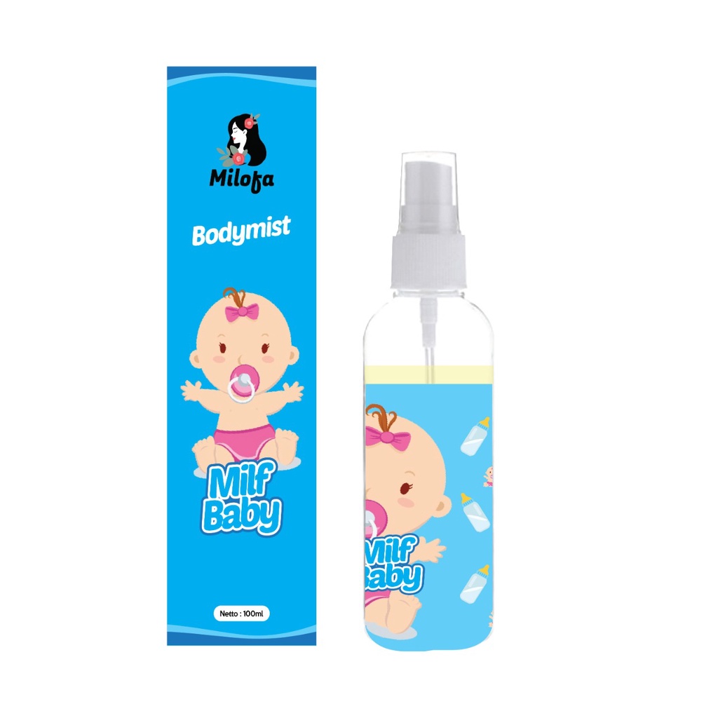 Kanzo - [BPOM] Parfum Body Mist Popcorn 100ml / Body Mist Milofa Popcorn Caramel 100ml / Parfum Milofa Wangi Tahan Lama