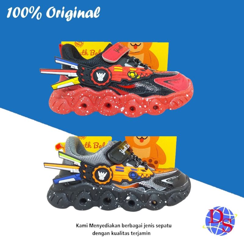 YOUTH BALANCE-J 2101-2 SEPATU LED ANAK LAKI-LAKI/SEPATU ANAK/SEPATU ANAK LAKI LAKI/SEPATU ANAK COWOK