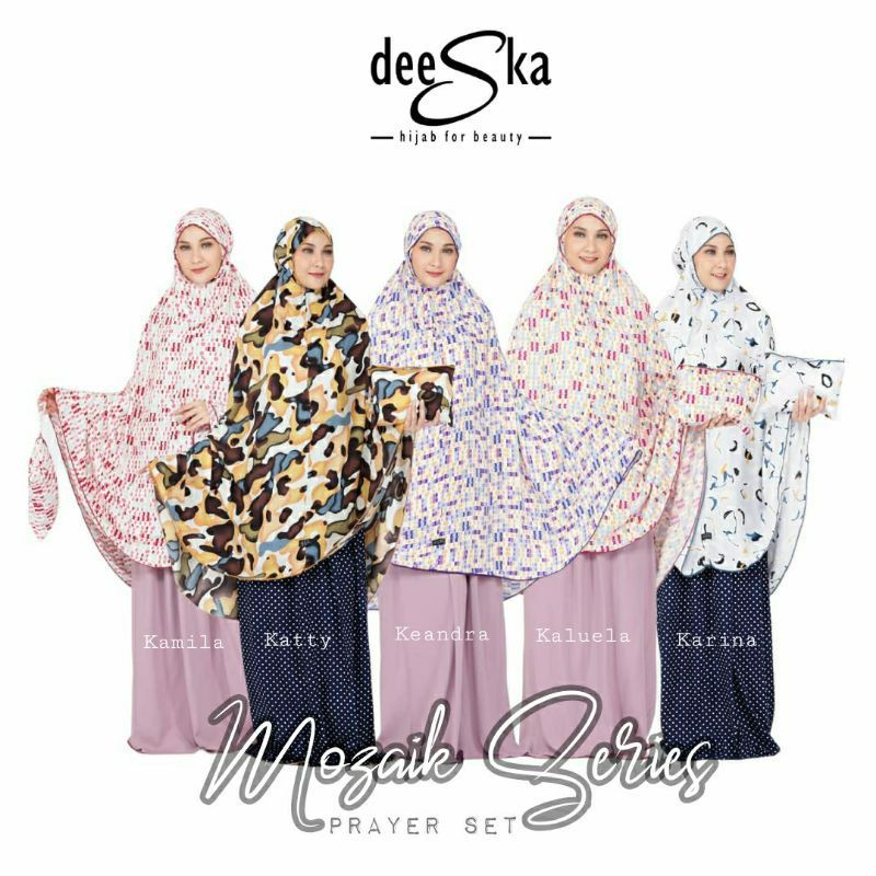 mukena deeska new original bahan adem