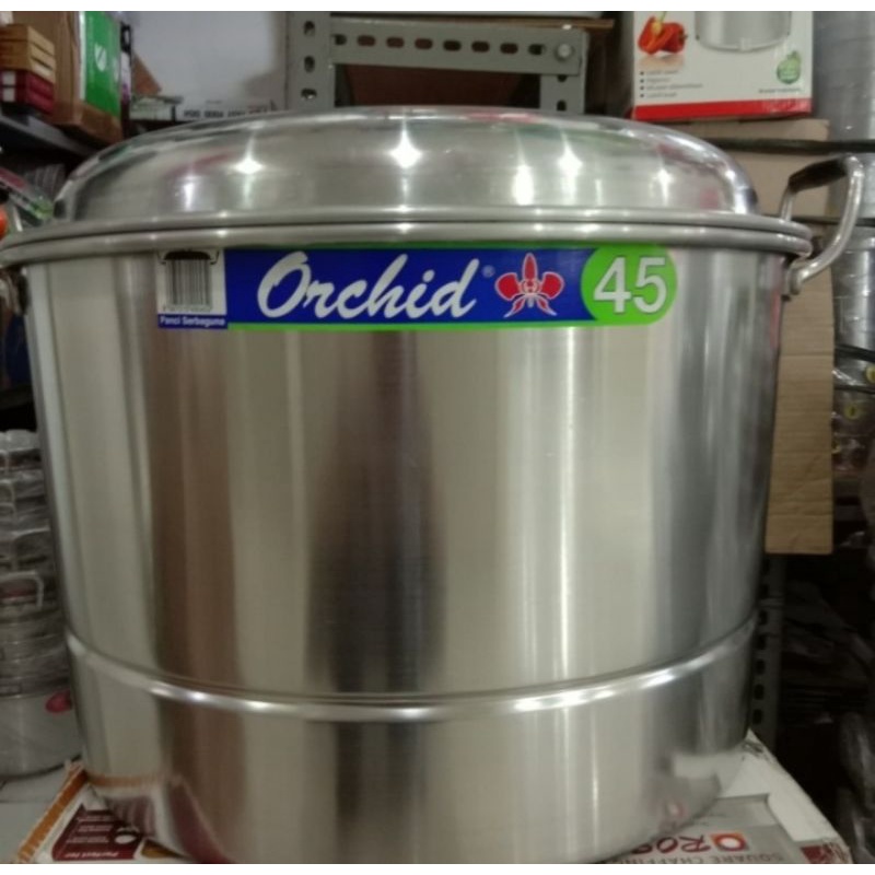 Dandang / Langseng Nasi Kukusan Orchid No 45 Kukusan nasi Panci besar