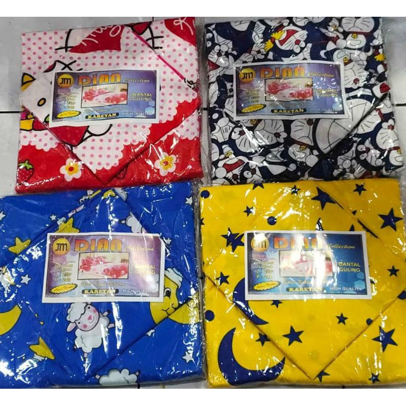 Sprei (bed cover) set lengkap katun halus