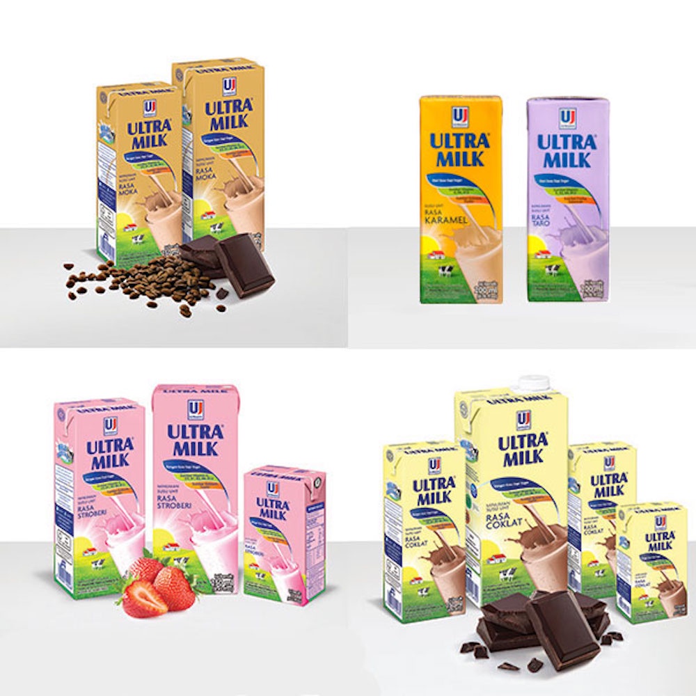 

Susu Ultramilk UHT 250 ml Coklat & Strawberry [DUS x 24 Pcs]