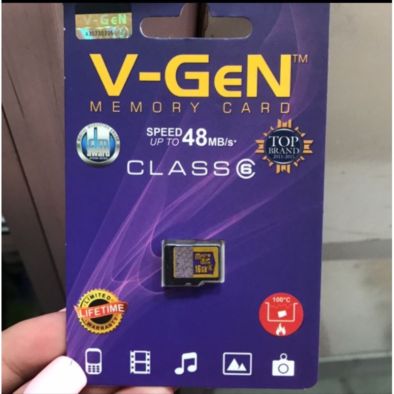 V-GEN MEMORY CARD 16GB MEMORY 16GB VGEN ORIGINAL