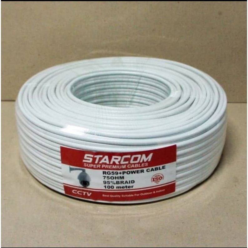 Starcom RG59+P 100meter / Kabel Coaxial RG59 Power