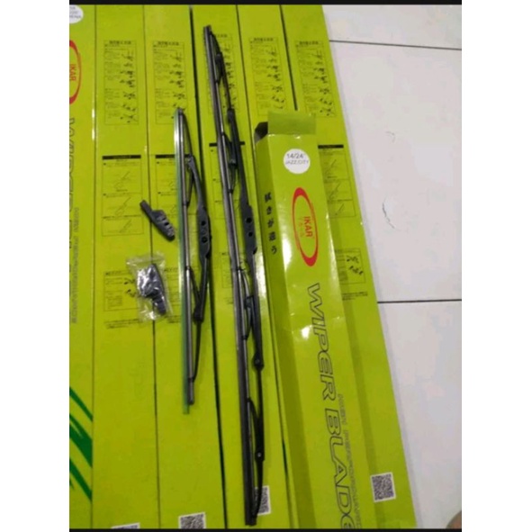 wiper blade depan honda jazz city 14-24 inch set 2pc